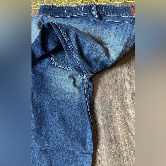 28 NWOT Hollister Low-Rise Boot dark distressed raw hem 30 L - Picture 6 of 6